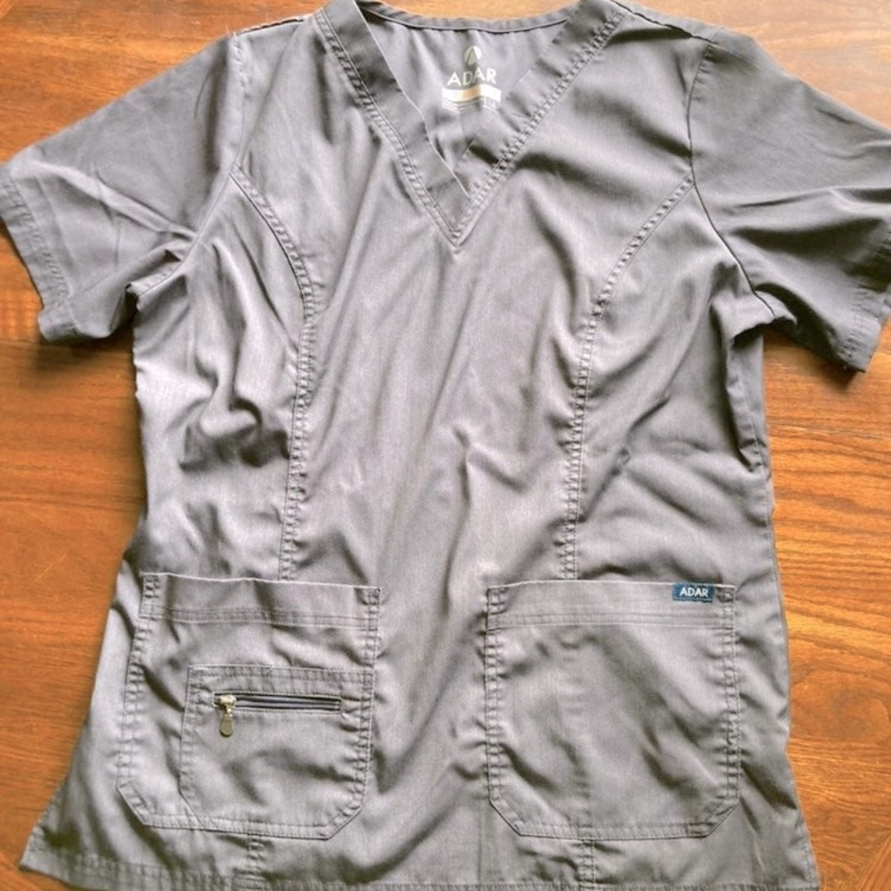 Adar scrubs set  pro large woman’s grey - Picture 4 of 7